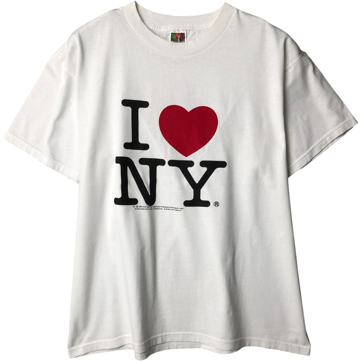 90'S Fruit of the Loom Best Souvenir T-Shirt, Men's Size Large, Vintage cotton white type Vintage Second Hand