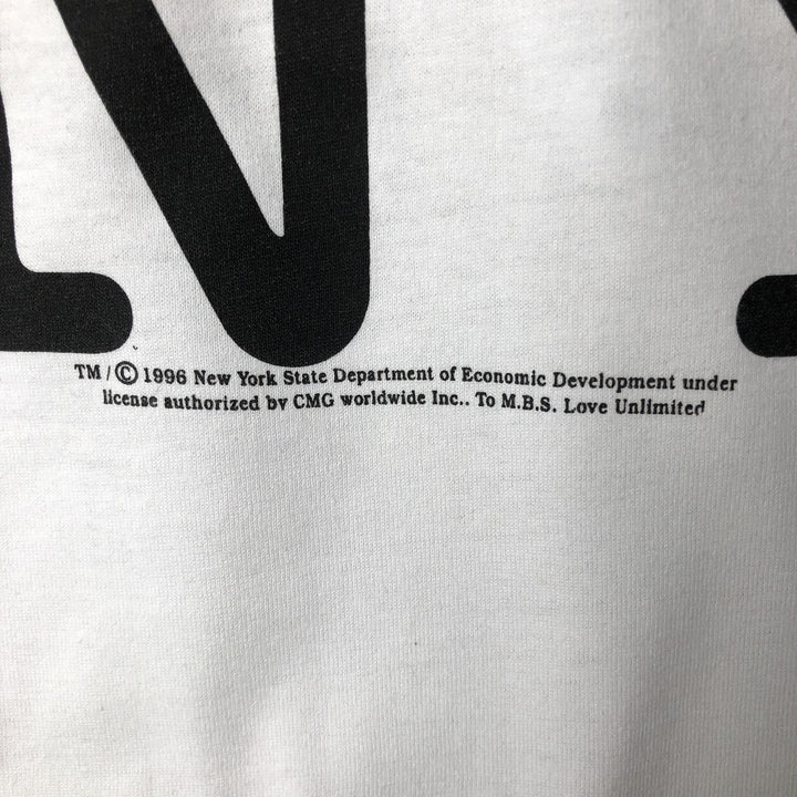 90'S Fruit of the Loom Best Souvenir T-Shirt, Men's Size Large, Vintage cotton white type Vintage Second Hand