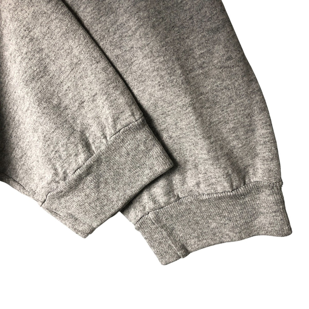 Jansport Sullivan College Long Sleeve T-Shirt, Made in USA, Men's Size Large, Vintage cotton gray type Vintage Second Hand