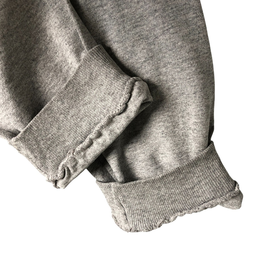 Jansport Sullivan College Long Sleeve T-Shirt, Made in USA, Men's Size Large, Vintage cotton gray type Vintage Second Hand