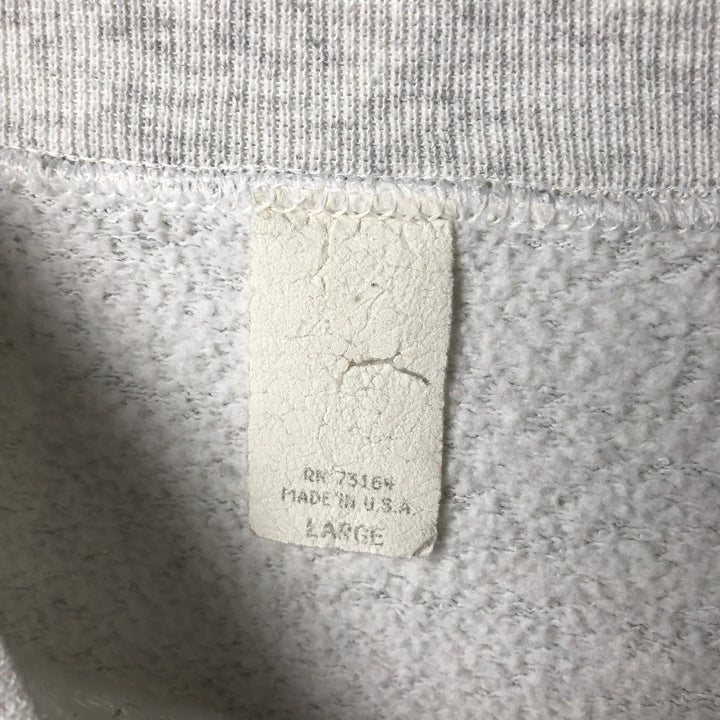 90'S Hard Rock Cafe Advertising Sweatshirt, Made in USA, Men's Size L unclear gray type Vintage Second Hand