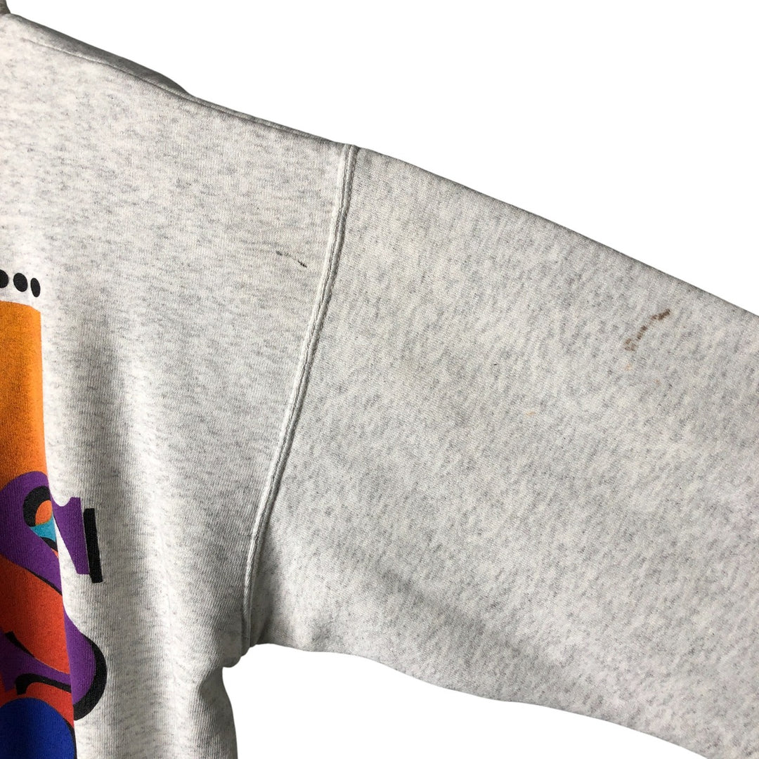 90'S Hard Rock Cafe Advertising Sweatshirt, Made in USA, Men's Size L unclear gray type Vintage Second Hand