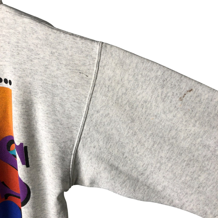 90'S Hard Rock Cafe Advertising Sweatshirt, Made in USA, Men's Size L unclear gray type Vintage Second Hand