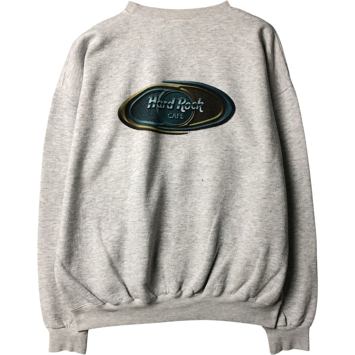 90'S Hard Rock Cafe Advertising Sweatshirt, Men's, Size XL, Vintage cotton gray type Vintage Second Hand