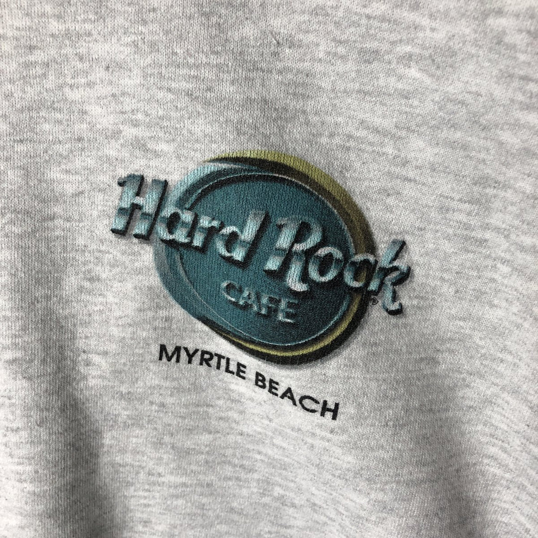 90'S Hard Rock Cafe Advertising Sweatshirt, Men's, Size XL, Vintage cotton gray type Vintage Second Hand