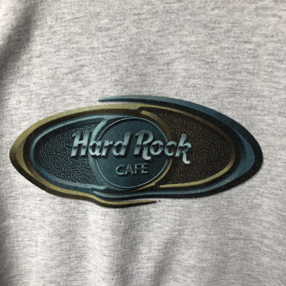 90'S Hard Rock Cafe Advertising Sweatshirt, Men's, Size XL, Vintage cotton gray type Vintage Second Hand
