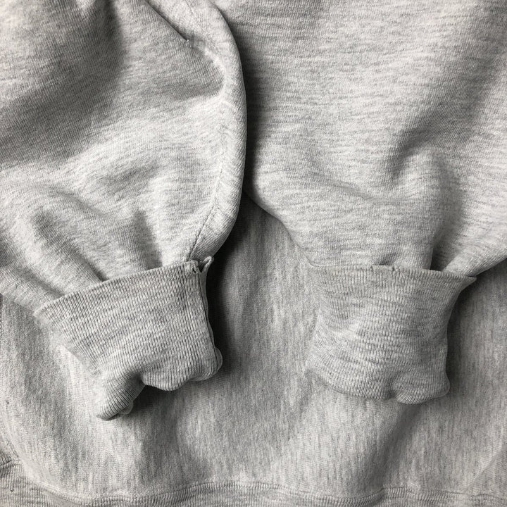 90'S Champion Reverse Weave Sweatshirt, Men's XL, Vintage cotton gray type Vintage Second Hand