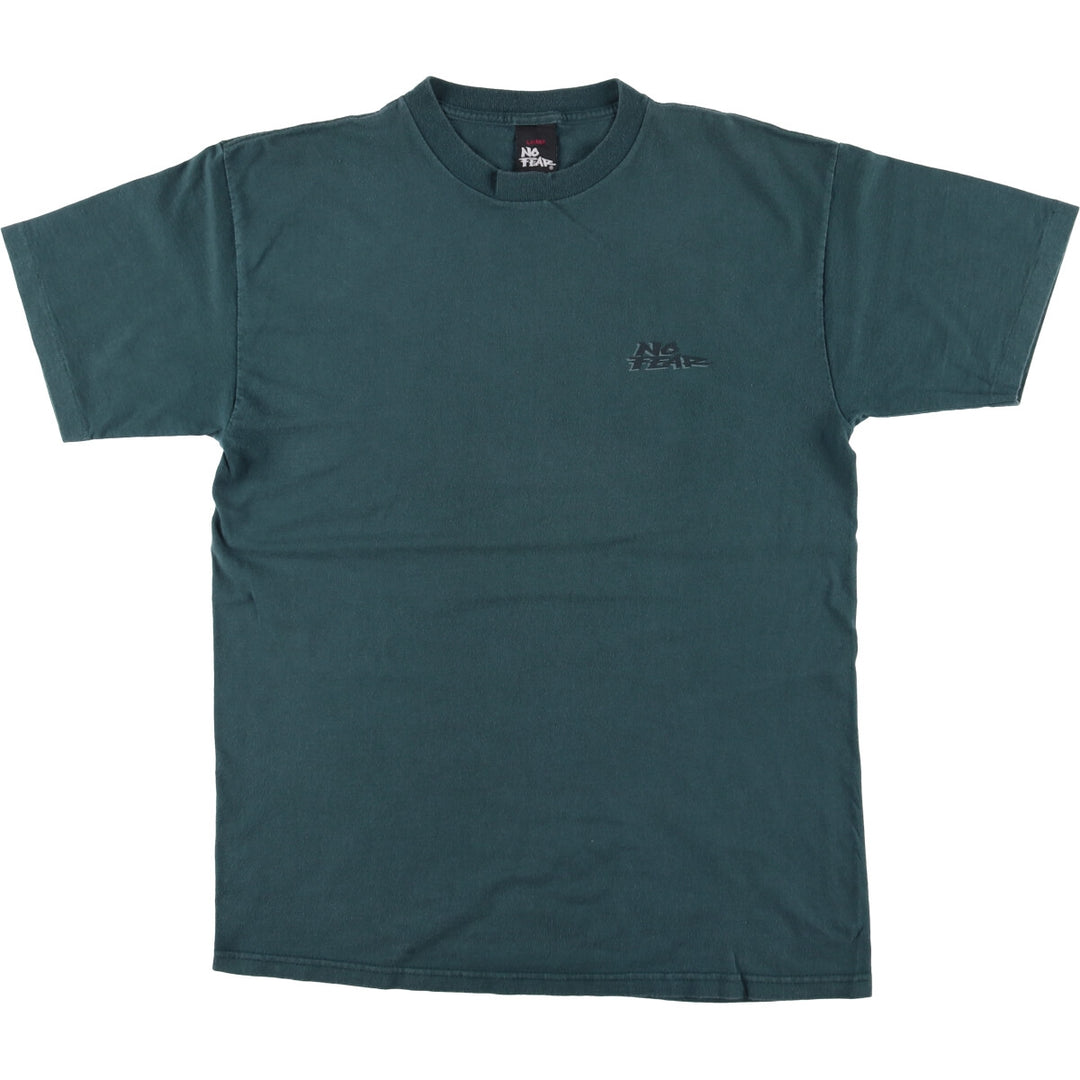90'S NO FEAR surf skate T-shirt made in USA, men's size L, vintage cotton Green type dark green Vintage Second Hand