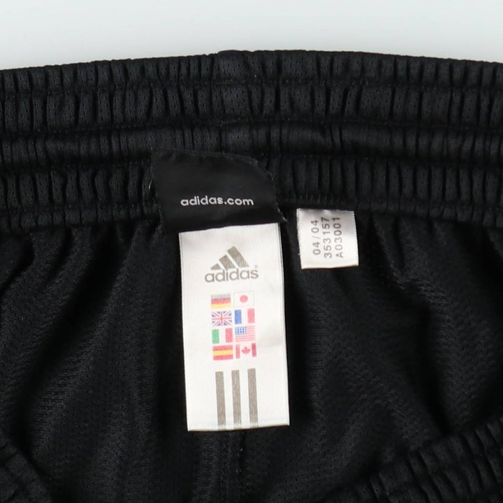 2000'S adidas CLIMALITE Track Pants, Men's Size L polyester black type Vintage Second Hand