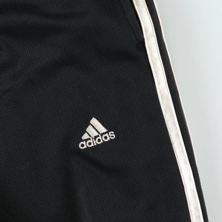 2000'S adidas CLIMALITE Track Pants, Men's Size L polyester black type Vintage Second Hand