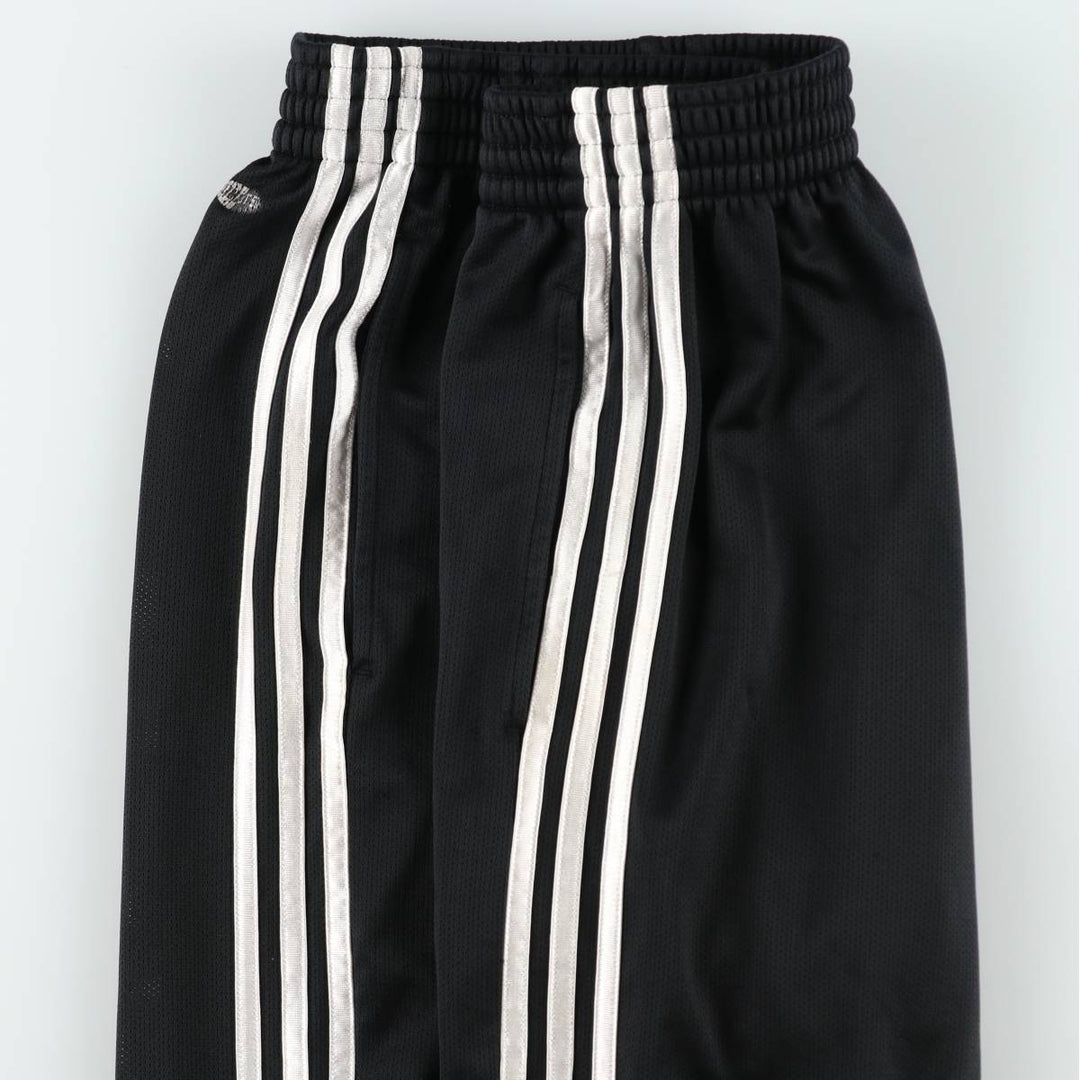 2000'S adidas CLIMALITE Track Pants, Men's Size L polyester black type Vintage Second Hand