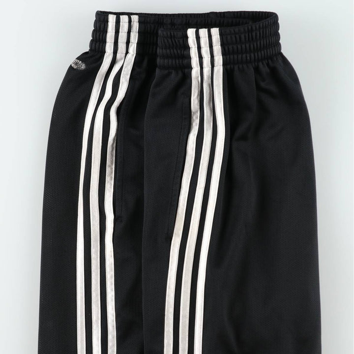 2000'S adidas CLIMALITE Track Pants, Men's Size L polyester black type Vintage Second Hand