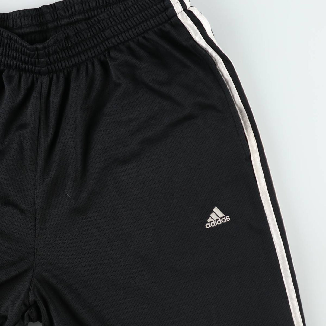 2000'S adidas CLIMALITE Track Pants, Men's Size L polyester black type Vintage Second Hand