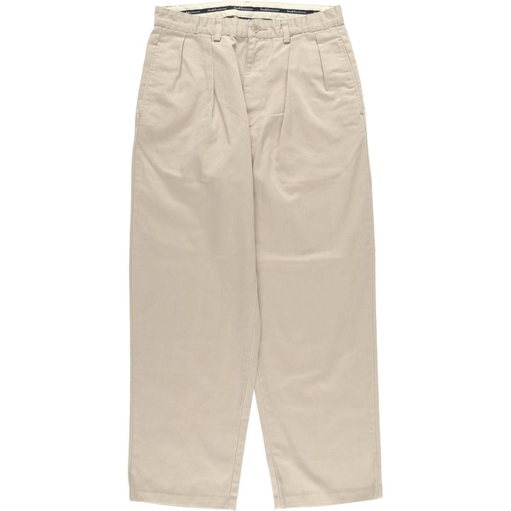 Ralph Lauren Polo Ralph Lauren Two-pleat Chino Pants Men's W30 cotton Beige type Vintage Second Hand