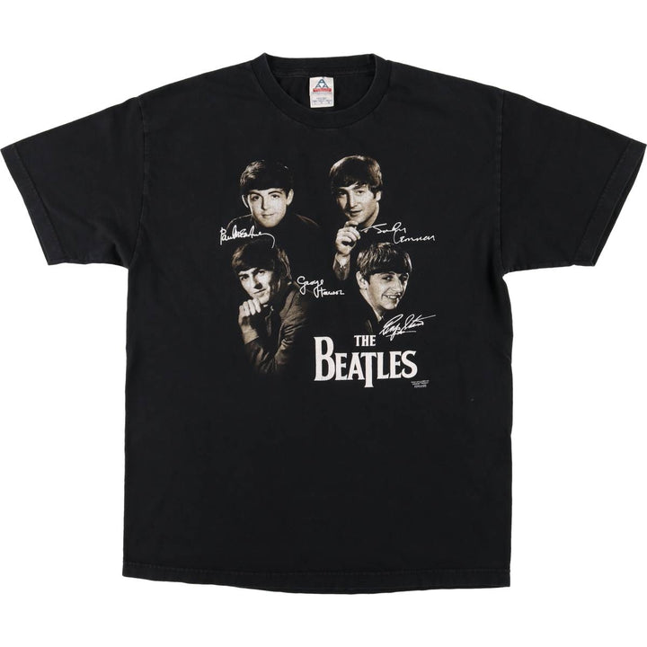2000'S Alstyle The Beatles Band T-Shirt, Men's Size L cotton black type Vintage Second Hand