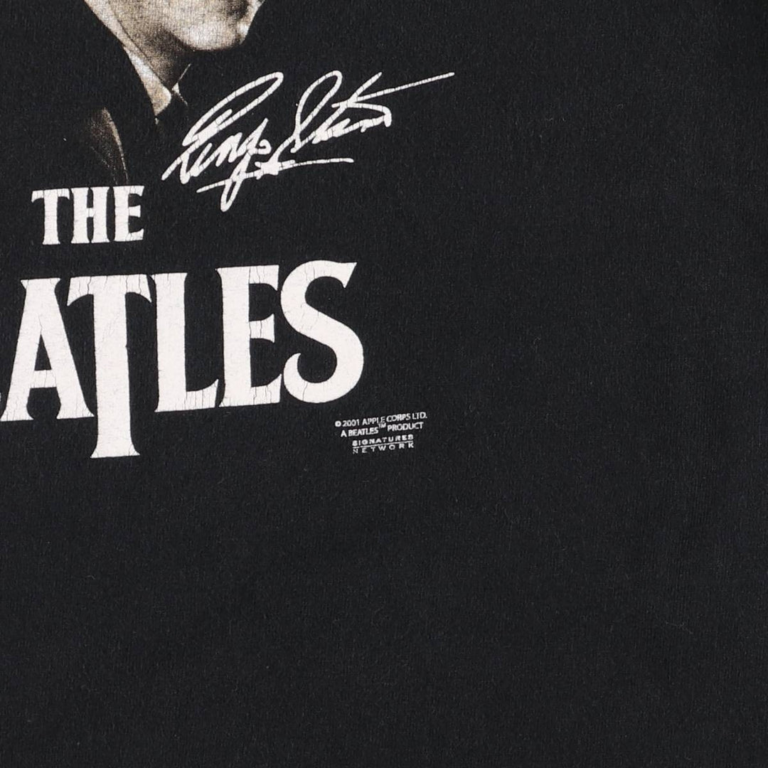 2000'S Alstyle The Beatles Band T-Shirt, Men's Size L cotton black type Vintage Second Hand