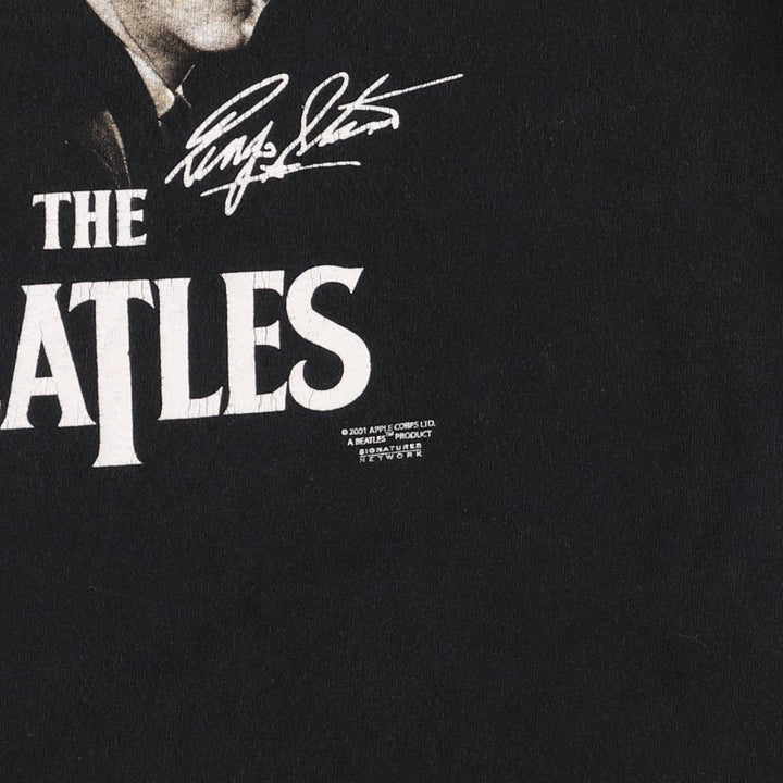 2000'S Alstyle The Beatles Band T-Shirt, Men's Size L cotton black type Vintage Second Hand