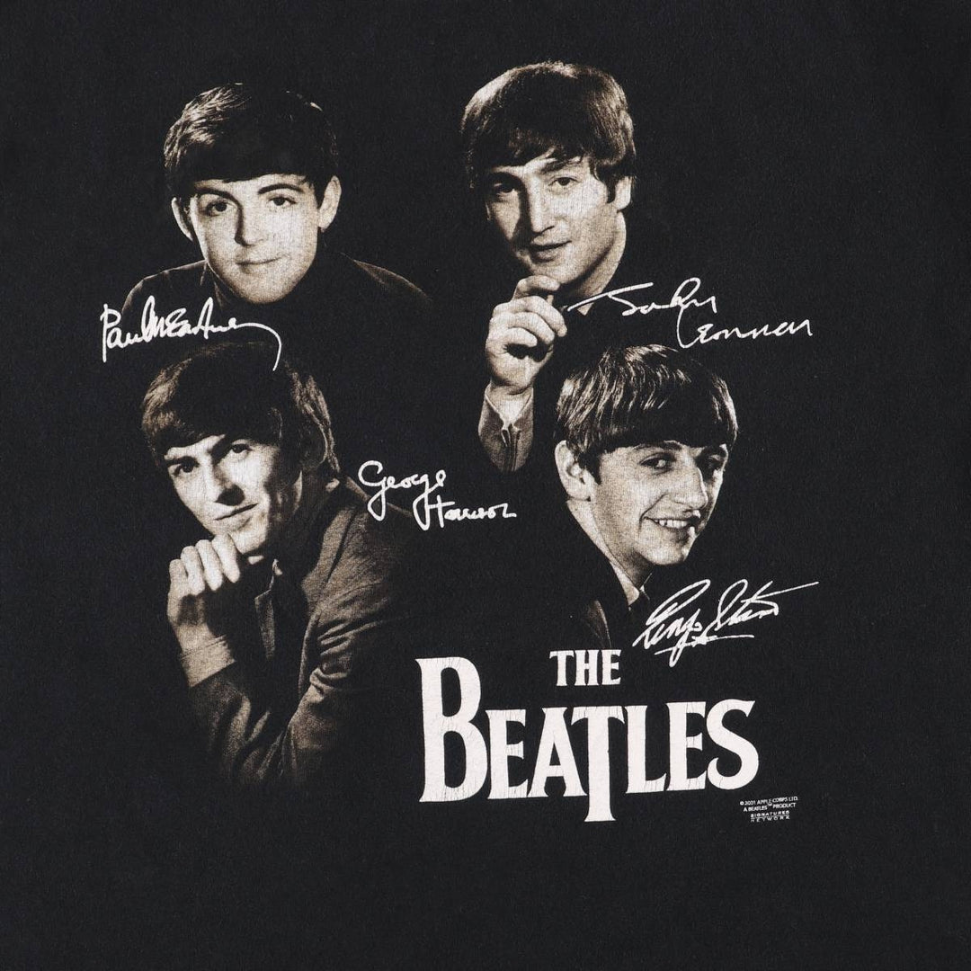 2000'S Alstyle The Beatles Band T-Shirt, Men's Size L cotton black type Vintage Second Hand