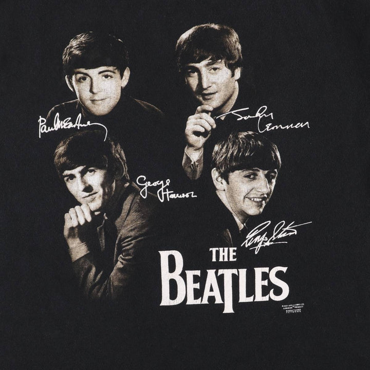 2000'S Alstyle The Beatles Band T-Shirt, Men's Size L cotton black type Vintage Second Hand
