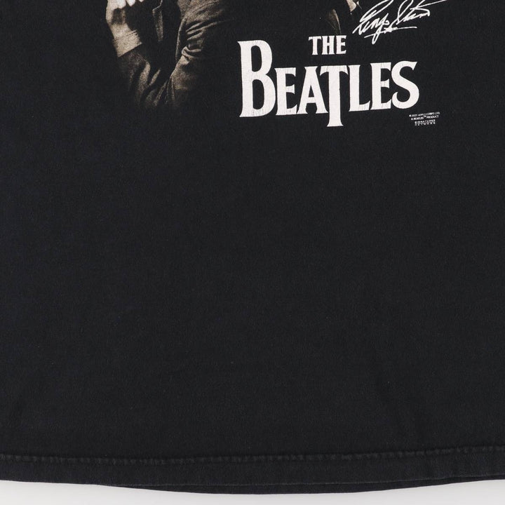 2000'S Alstyle The Beatles Band T-Shirt, Men's Size L cotton black type Vintage Second Hand