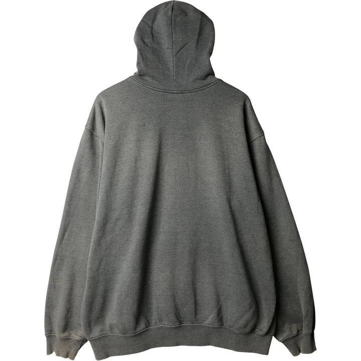 Carhartt Sweat Full Zip Hoodie Men's XL cotton Charcoal Vintage Second Hand