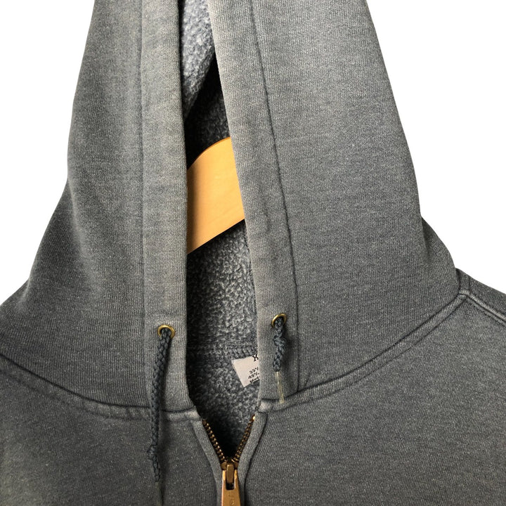 Carhartt Sweat Full Zip Hoodie Men's XL cotton Charcoal Vintage Second Hand