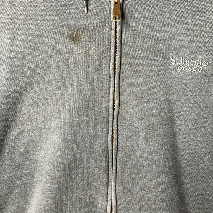 Carhartt Sweat Full Zip Hoodie Men's XL cotton Charcoal Vintage Second Hand
