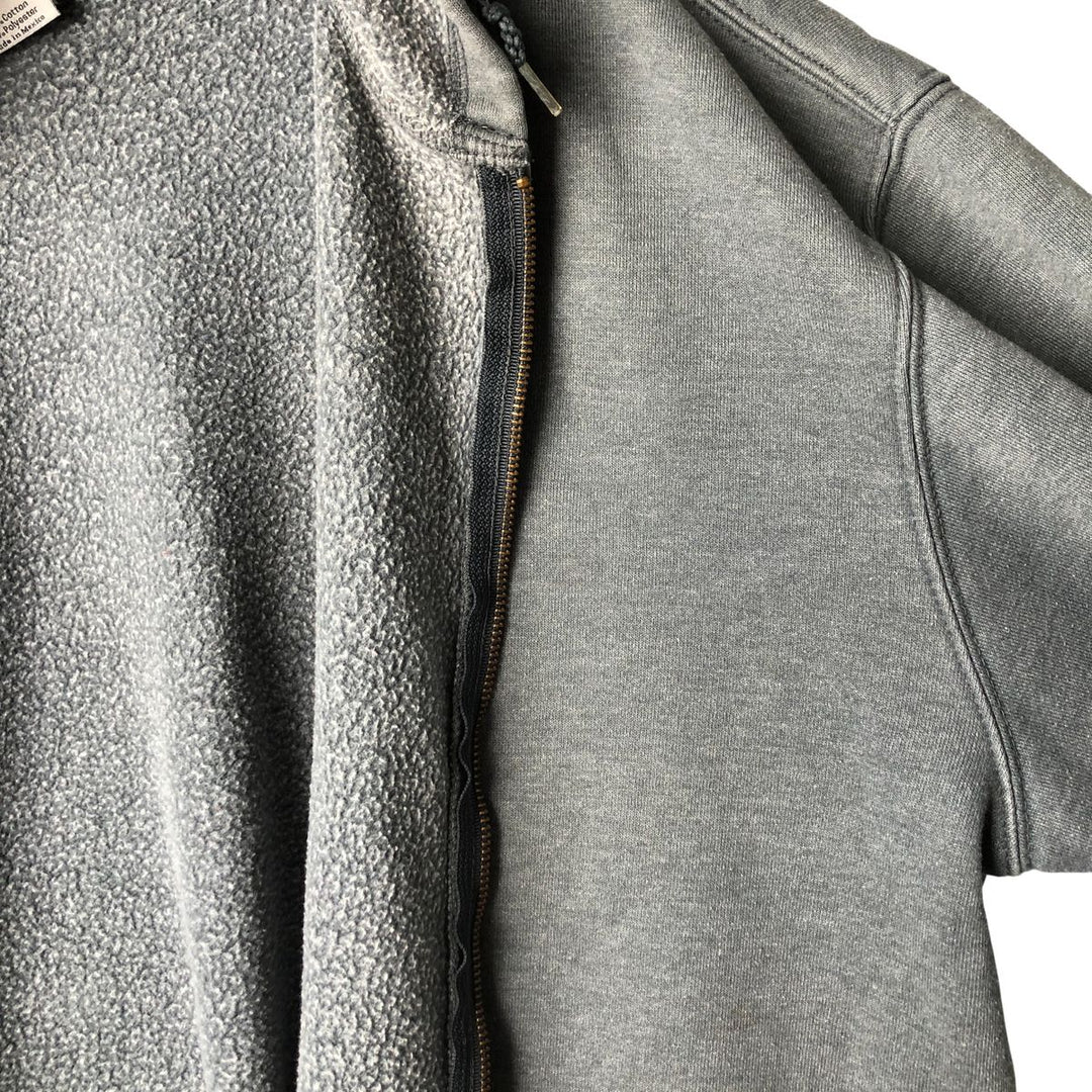 Carhartt Sweat Full Zip Hoodie Men's XL cotton Charcoal Vintage Second Hand