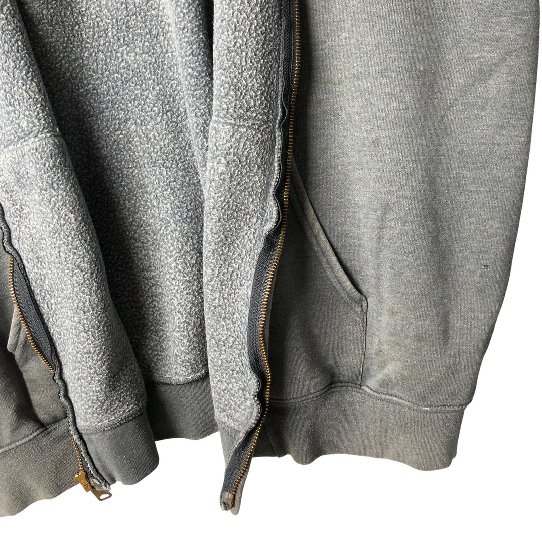 Carhartt Sweat Full Zip Hoodie Men's XL cotton Charcoal Vintage Second Hand