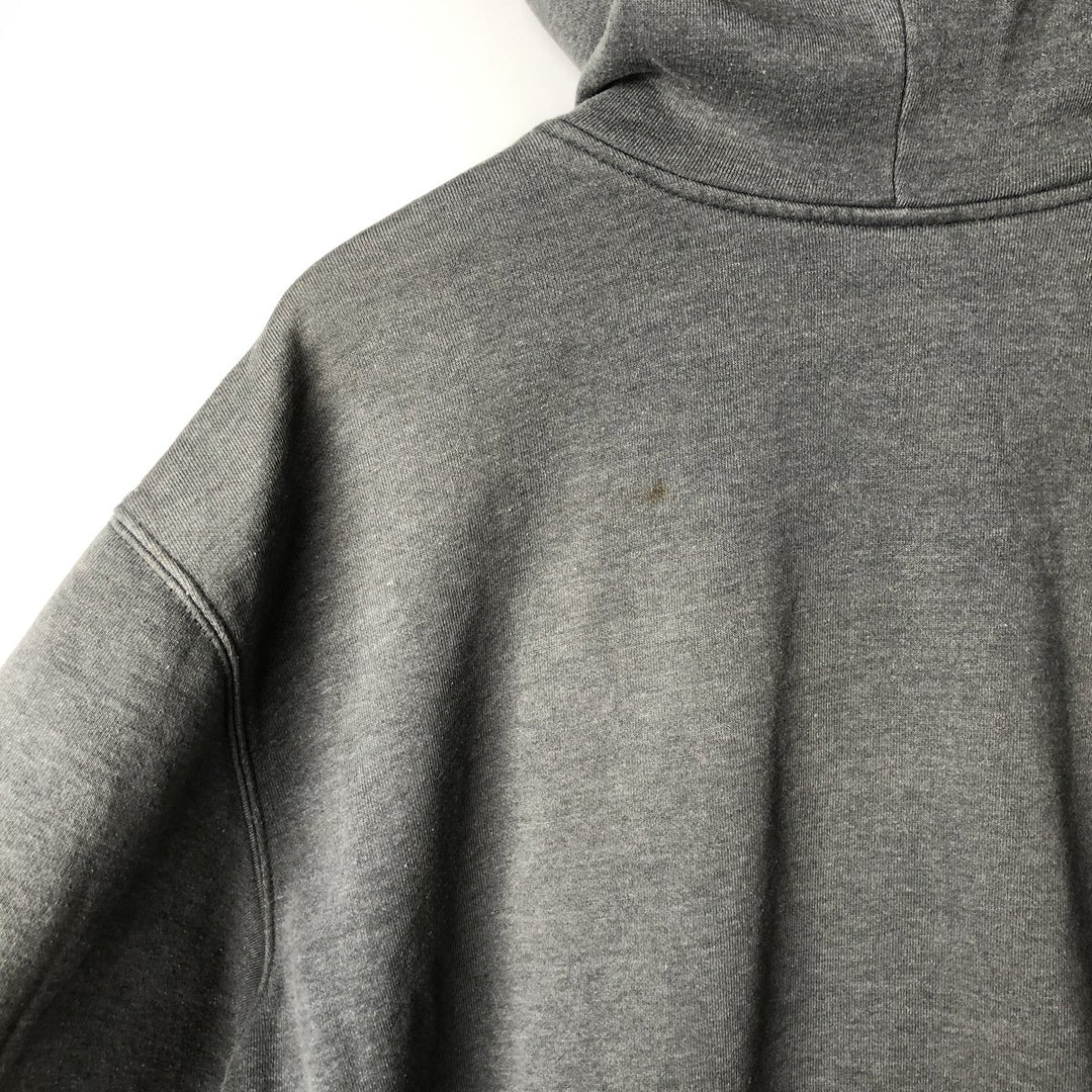 Carhartt Sweat Full Zip Hoodie Men's XL cotton Charcoal Vintage Second Hand