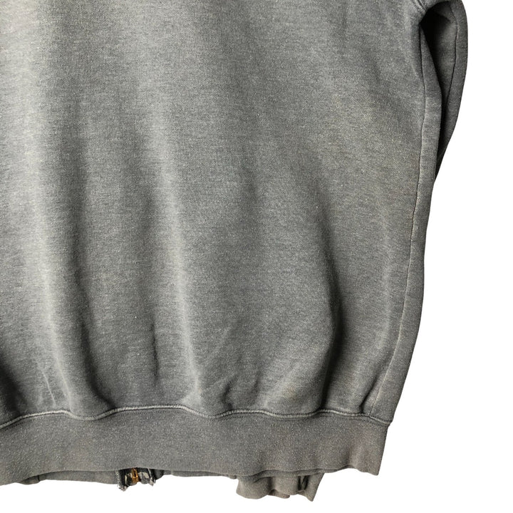 Carhartt Sweat Full Zip Hoodie Men's XL cotton Charcoal Vintage Second Hand