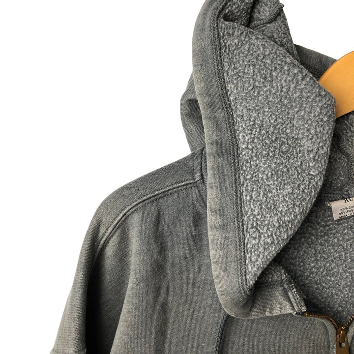 Carhartt Sweat Full Zip Hoodie Men's XL cotton Charcoal Vintage Second Hand