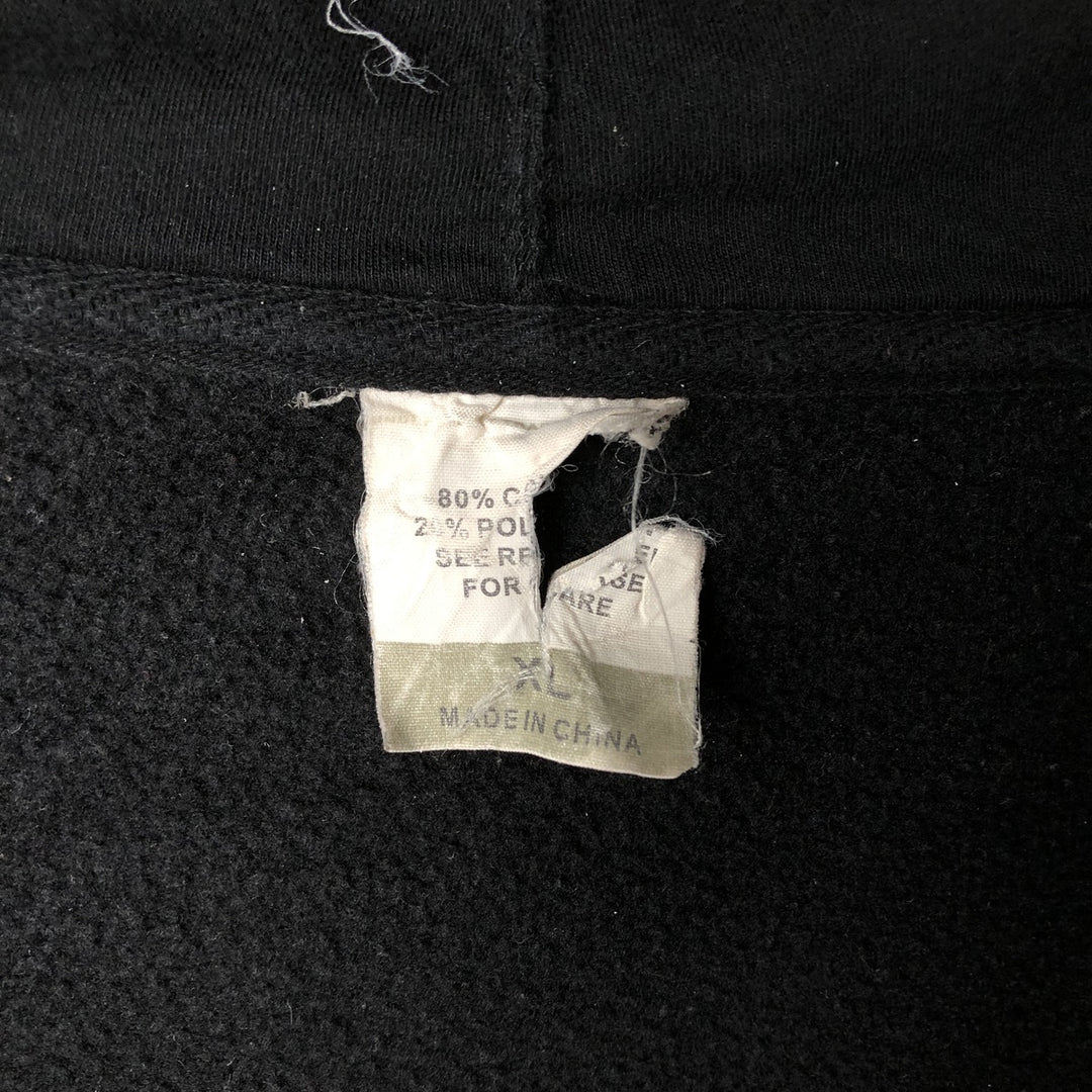 METALLICA Band Sweatshirt Pullover Hoodie, Men's XL cotton black type Vintage Second Hand