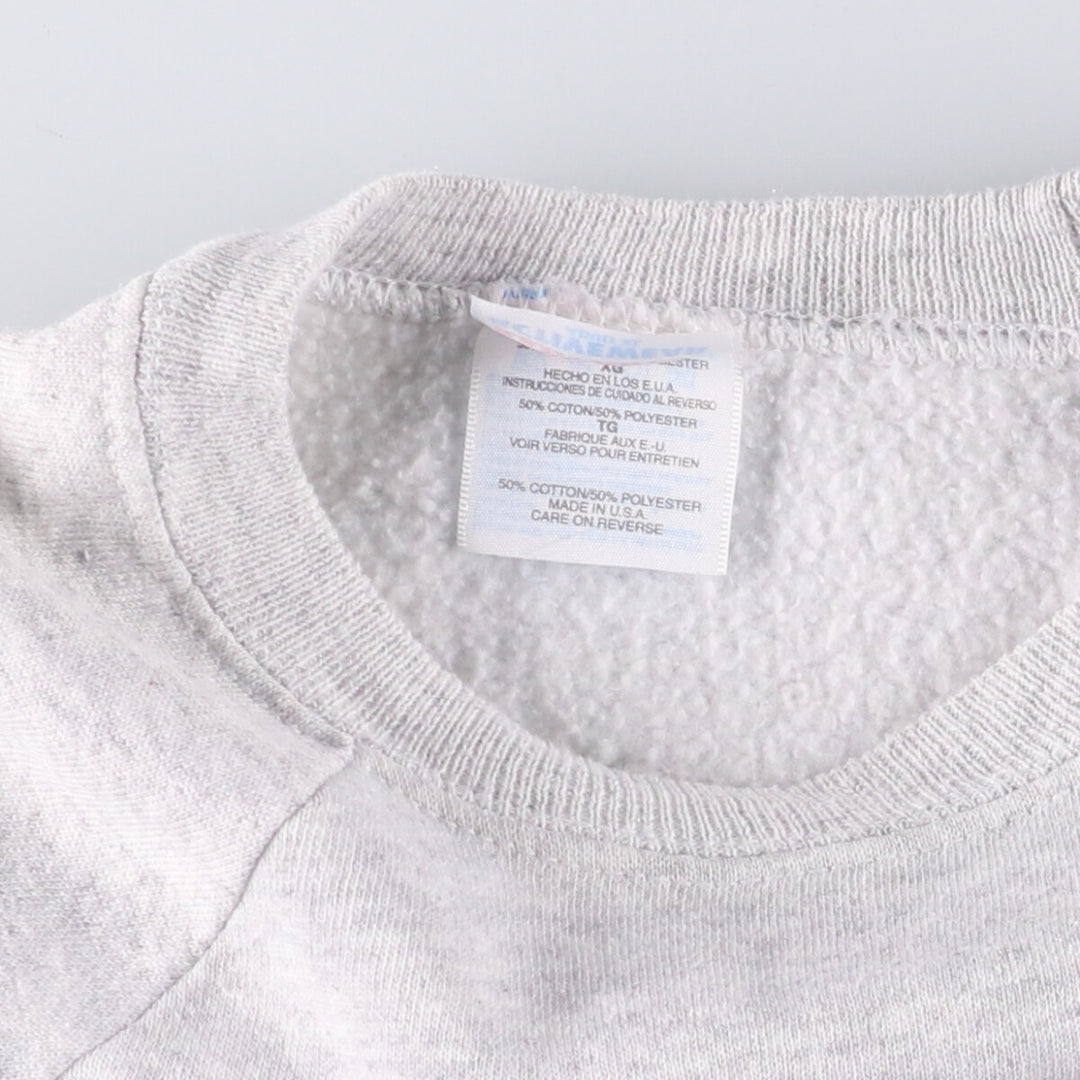 Vintage 90'S Hanes ACTIVEWEAR college sweatshirt, made in the USA, men's size XL cotton white type Vintage Second Hand