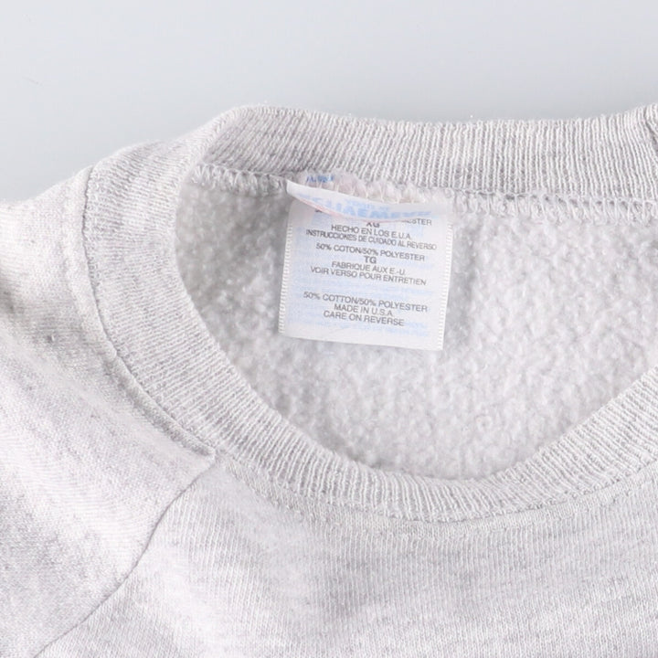 Vintage 90'S Hanes ACTIVEWEAR college sweatshirt, made in the USA, men's size XL cotton white type Vintage Second Hand