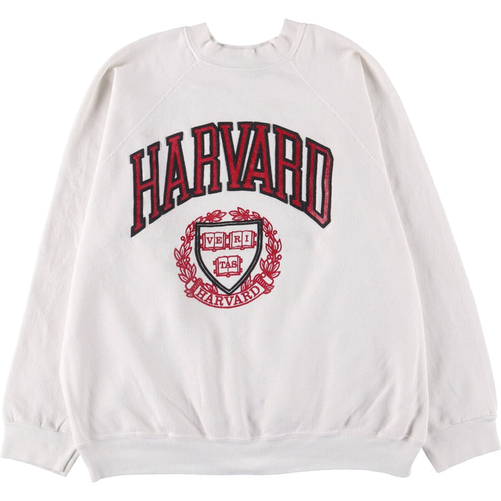 Vintage Harvard University Sweatshirt from the Sweatshirt Company, Made in the USA, Men's Size Large cotton white type Vintage Second Hand