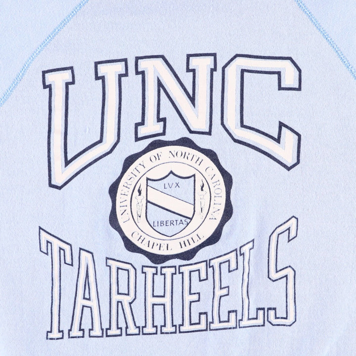 Vintage 1980'S ARTEX college sweatshirt, made in the USA, men's size XL cotton Blue type light blue Vintage Second Hand