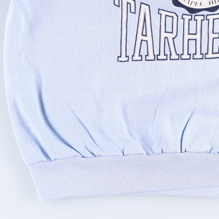 Vintage 1980'S ARTEX college sweatshirt, made in the USA, men's size XL cotton Blue type light blue Vintage Second Hand