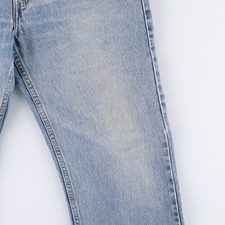 00'S Levi's 505 REGULAR FIT STRAIGHT LEG tapered denim pants for men, size w34 cotton blue type Vintage Second Hand
