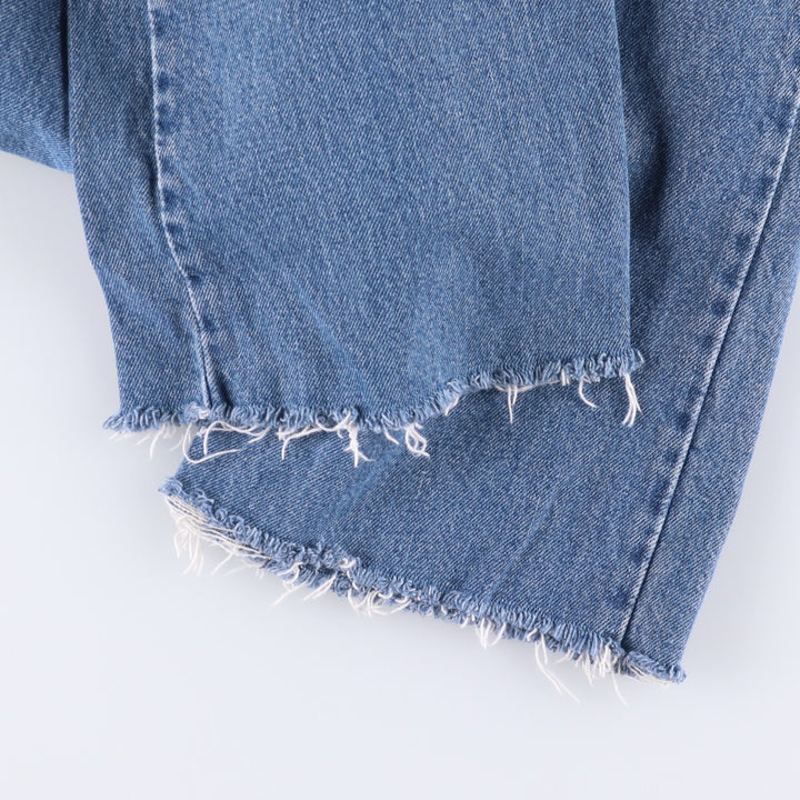 00'S Levi's 505 REGULAR FIT STRAIGHT LEG tapered denim pants for men, size w36 cotton blue type Vintage Second Hand
