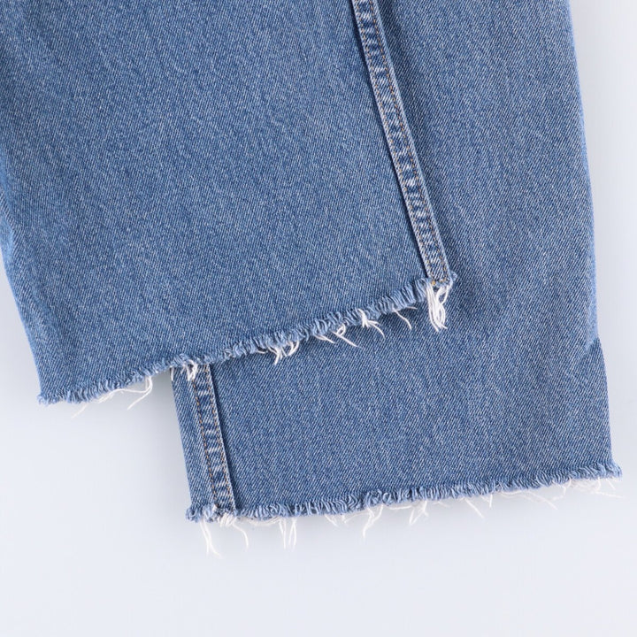 00'S Levi's 505 REGULAR FIT STRAIGHT LEG tapered denim pants for men, size w36 cotton blue type Vintage Second Hand