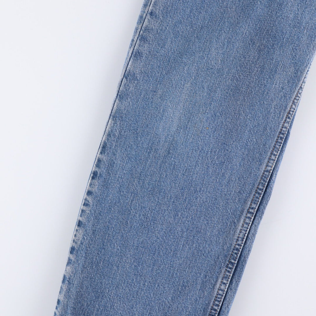 00'S Levi's 505 REGULAR FIT STRAIGHT LEG tapered denim pants for men, size w33 cotton blue type Vintage Second Hand