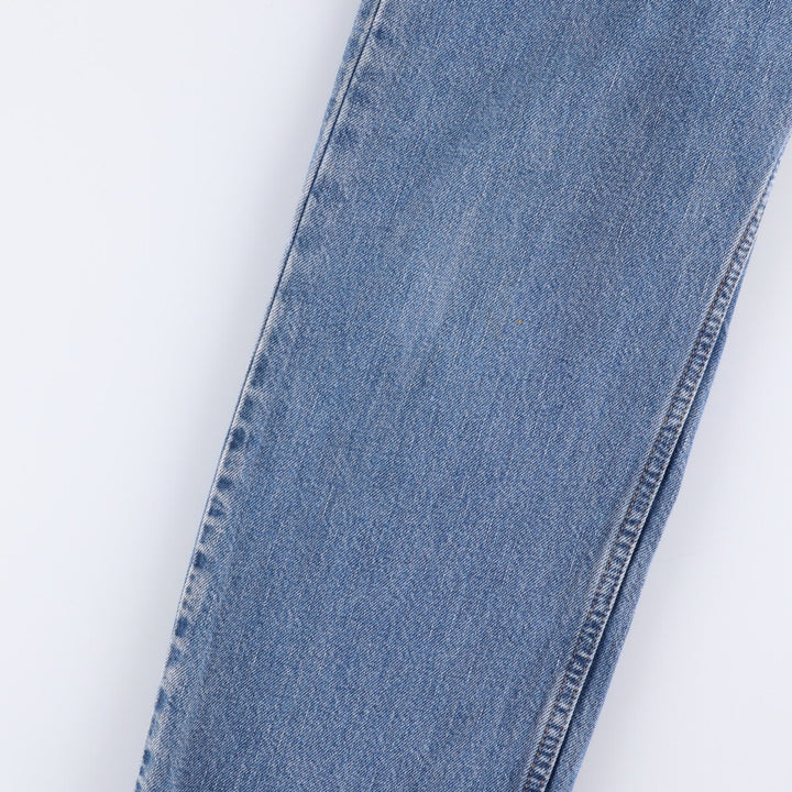 00'S Levi's 505 REGULAR FIT STRAIGHT LEG tapered denim pants for men, size w33 cotton blue type Vintage Second Hand