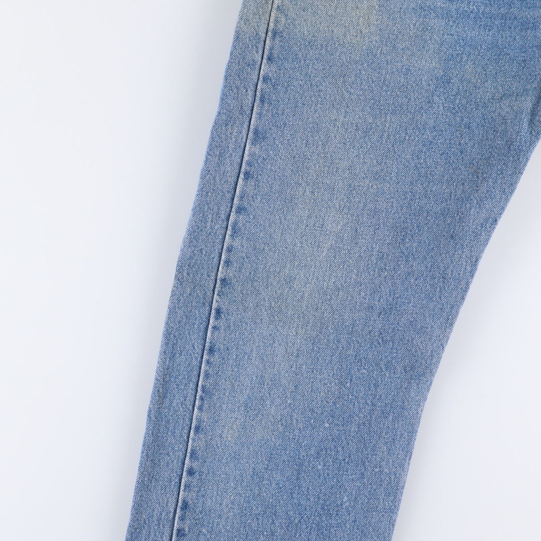00'S Levi's 505 REGULAR FIT STRAIGHT LEG tapered denim pants for men, size w31 cotton blue type Vintage Second Hand
