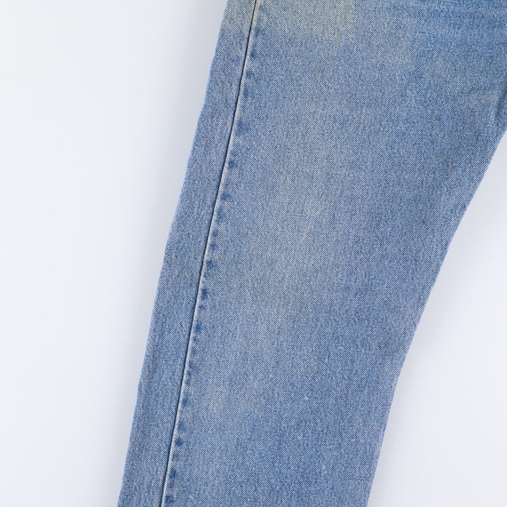 00'S Levi's 505 REGULAR FIT STRAIGHT LEG tapered denim pants for men, size w31 cotton blue type Vintage Second Hand