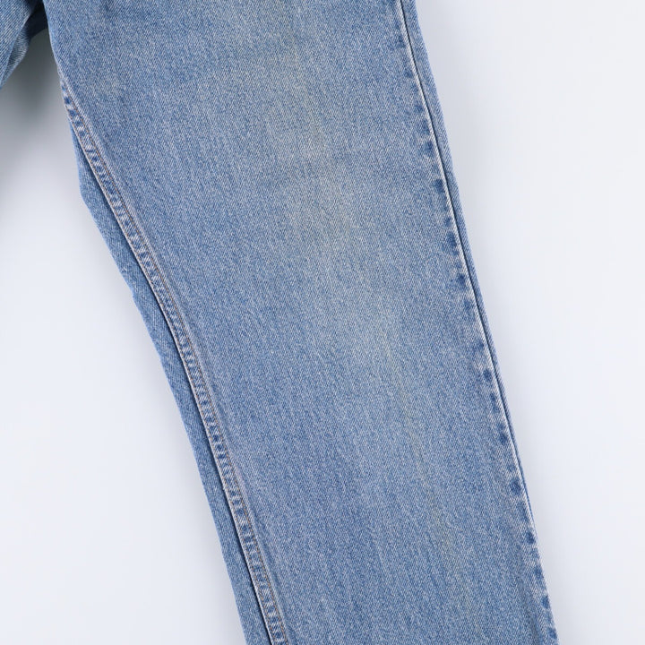 00'S Levi's 505 REGULAR FIT STRAIGHT LEG tapered denim pants for men, size w31 cotton blue type Vintage Second Hand