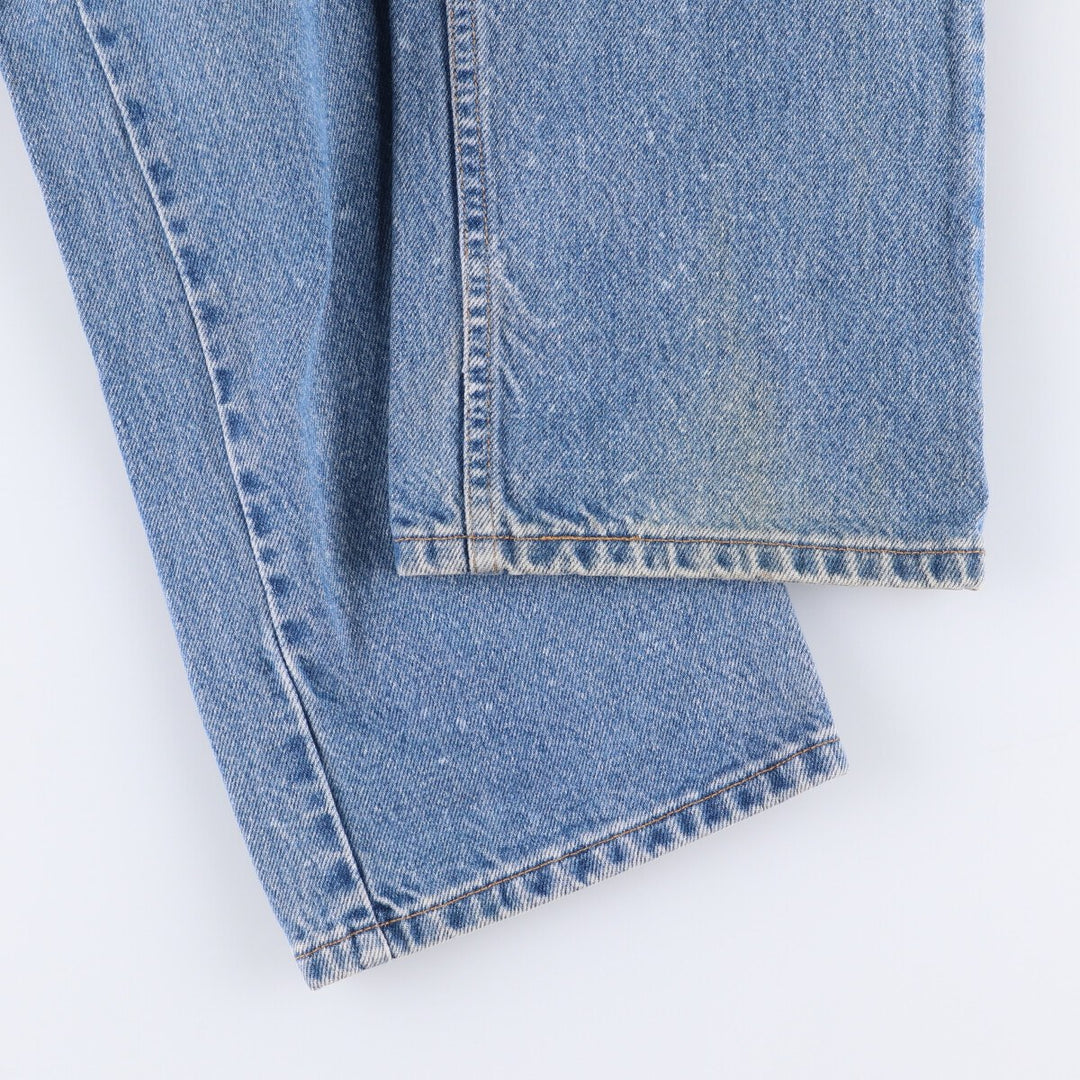 00'S Levi's 505 REGULAR FIT STRAIGHT LEG tapered denim pants for men, size w31 cotton blue type Vintage Second Hand