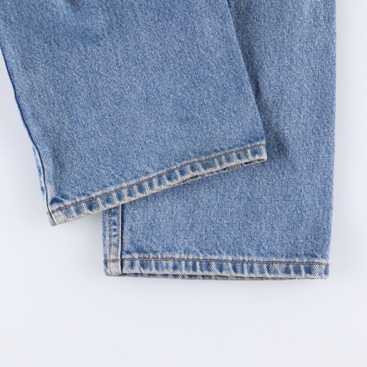 00'S Levi's 505 REGULAR FIT STRAIGHT LEG tapered denim pants for men, size w31 cotton blue type Vintage Second Hand
