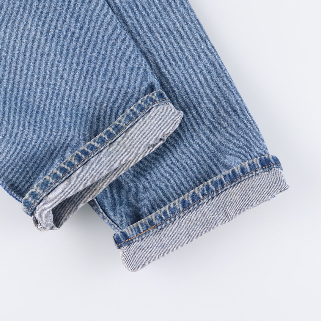 00'S Levi's 505 REGULAR FIT STRAIGHT LEG tapered denim pants for men, size w31 cotton blue type Vintage Second Hand