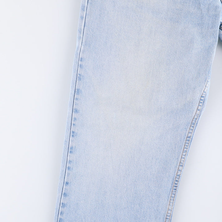 00'S Levi's 505 REGULAR FIT tapered denim pants for men, size w36 cotton Blue type light blue Vintage Second Hand